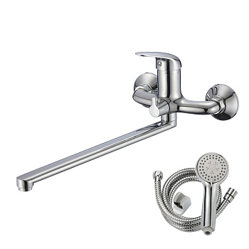 Смеситель для ванны с длинным изливом LUCH, LUC15-320