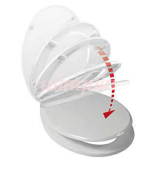 Сидение для унитаза SOFT CLOSE FIRST, WIRQUIN
