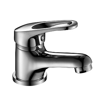 B35 Смеситель для раковины, монолит.излив 92мм, р/ОД, хром, ROS, B35-11