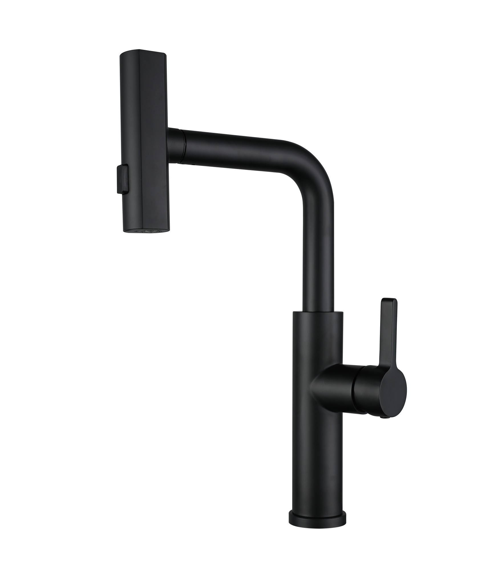Смеситель для кухни ПРОФСАН ПСМ-307-96 STEEL AISI-304 с выдвижной лейкой тип См-МОЦБИвА черный