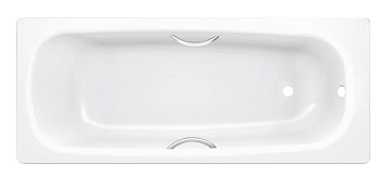 Ванна стальная BLB UNIVERSAL HG B70H/B с шумоизоляцией и отверстиями для ручек 1700х700 мм, лист 3,5 мм (B70HTH001 handles)