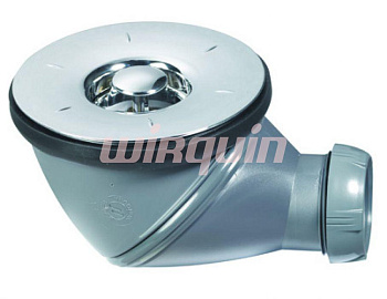 Сифон JAMES D90 мм, выход D40 мм, мультипозиционный, WIRQUIN