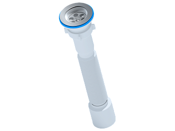 Сифон для мойки АНИ Пласт G105 1 1/2 дюйма 50 гофрированный 350-760