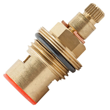 Кран-букса керамическая ПРОФСАН 1/2" 24 шлицов 2 резьбы PSM-1291-24