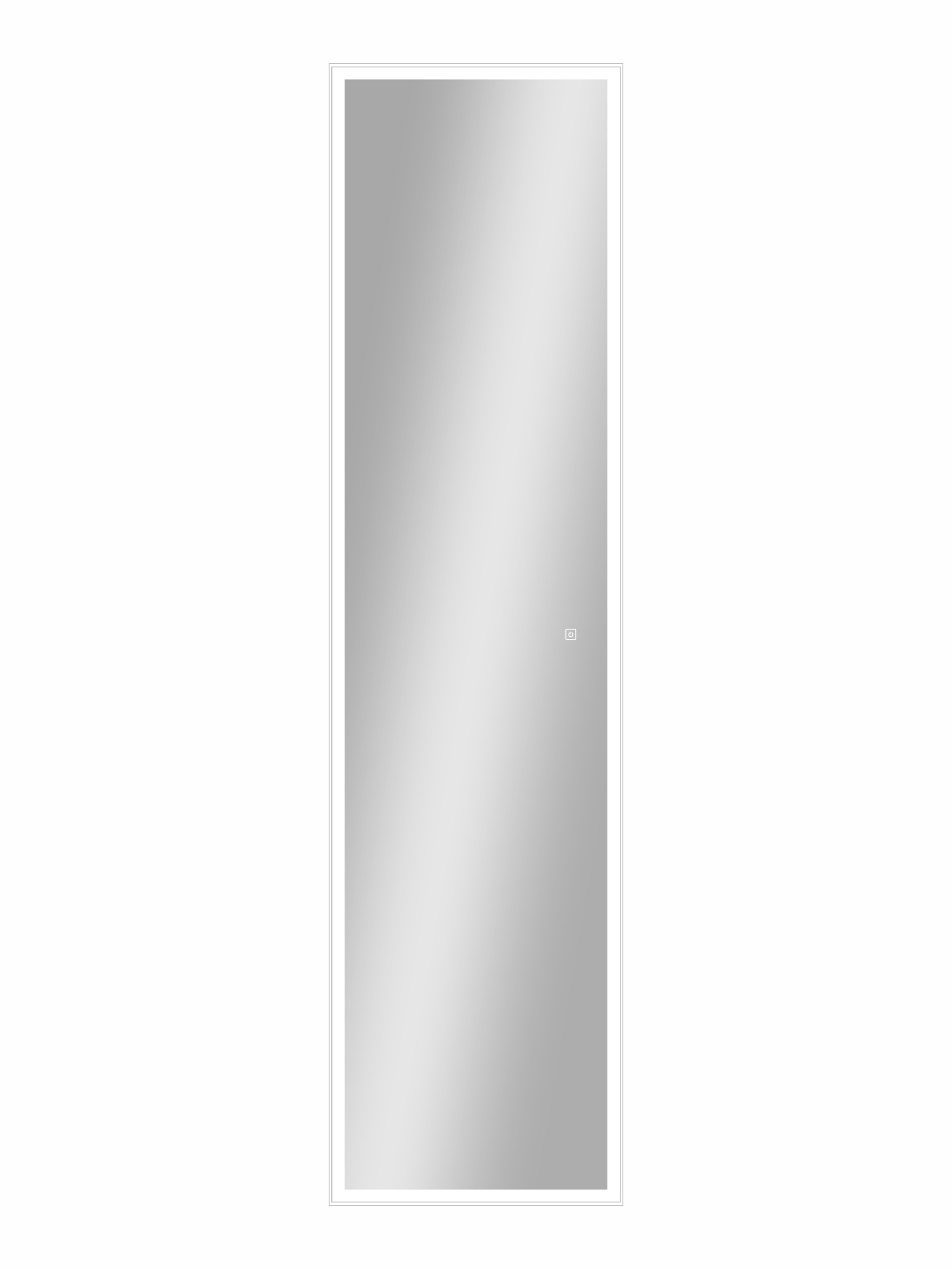 Зеркало Tower WHite LED 450х1750, напольное