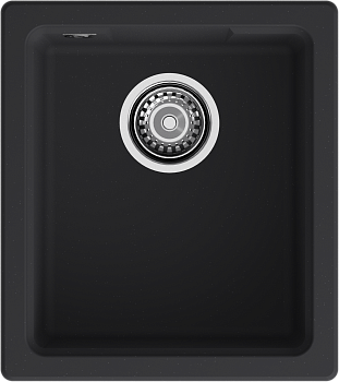 GRANFEST Мойка URBAN 4540  1-чаша 400 х 450 мм черный арт.GF-UR-