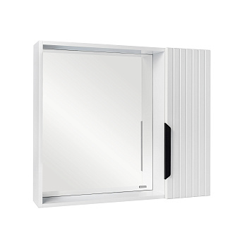 Зеркало со шкафом VIANT СИЦИЛИЯ 80 белый (VSIC80BEL-ZSH)