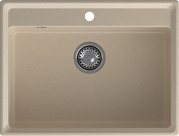 GRANFEST Мойка композит LEVEL, GF-LV-660, чаша 660*500, кашемир