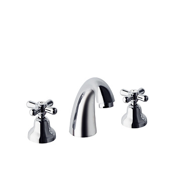 Встраиваемый однорычажный смеситель для раковины на раздельных пластинах GAUDI 3142C