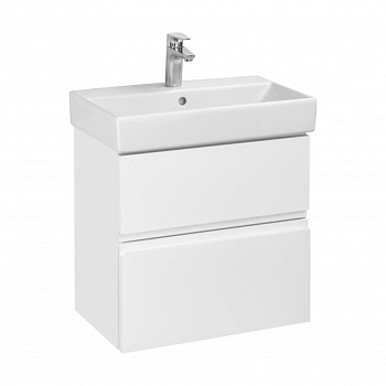 OLETA Тумба под раковину Oleta 60, 2 ящ., белый глянец