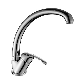 A35 Смеситель для кухни, выс.пов.излив 240мм, р/ОД, хром, ROS, A35-25
