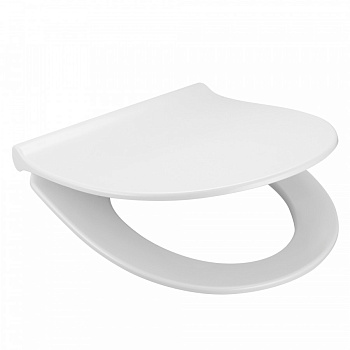 VICTORIA Сиденье и крышка для унитаза, дюропласт.,тонкое , с механизмом мягкого закрыв. ROCA