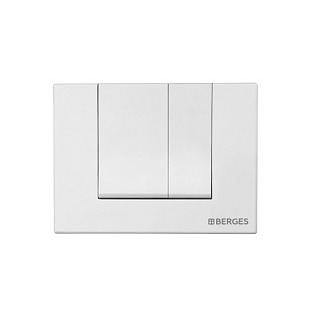 Кнопка  для инсталляции NOVUM S1, белая, BERGES