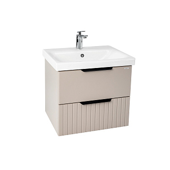 Тумба под раковину VIANT СИЦИЛИЯ 50 подвесная капучино (VSIC50MDCAP-T2YP)