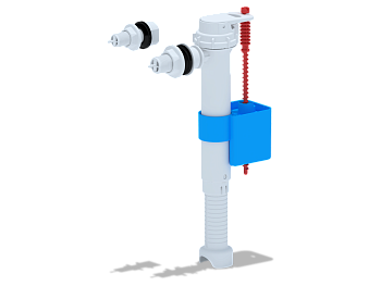 Арматура универсальная боковая АНИ Пласт WC5013 штуцер пластик 1/2 и 3/8 дюйма