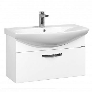 Тумба АРИЯ 80, подвесная, бел. (под раковину СМАЙЛ 80)