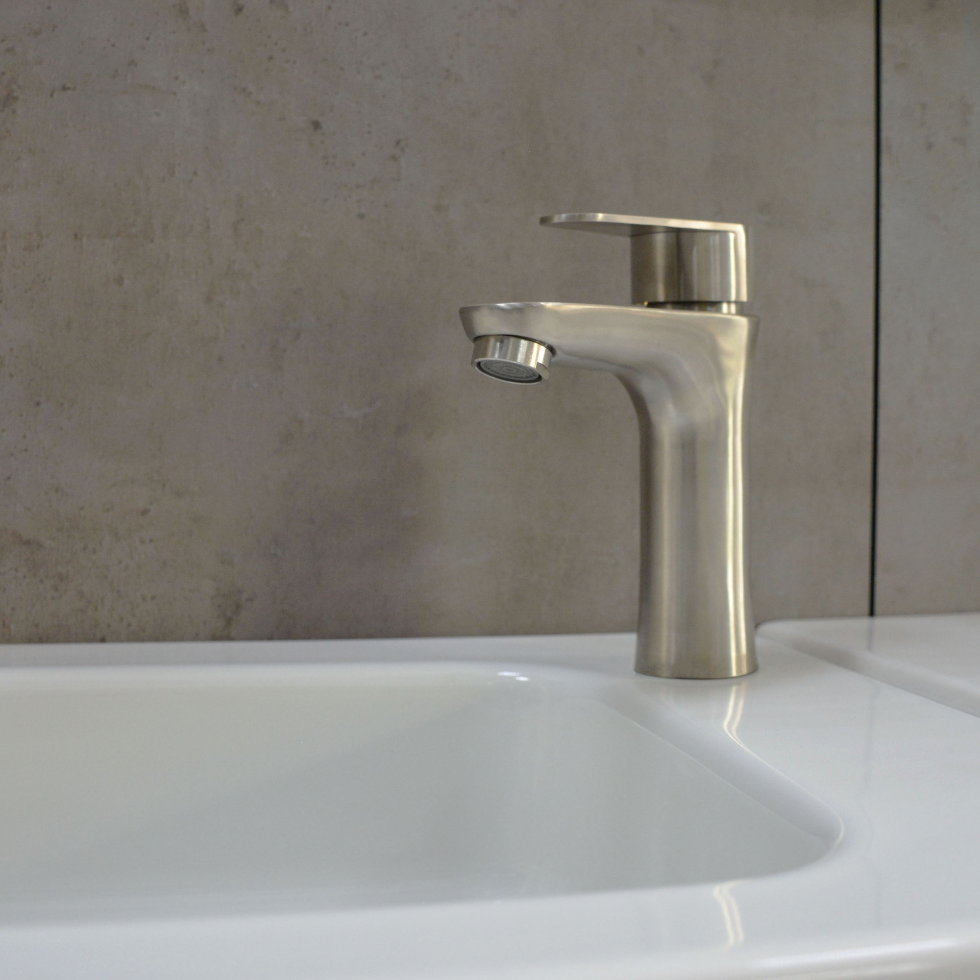 Смеситель для раковины СЛАВЕН Сталь СЛ-ОД-Ж12 нержавеющая сталь