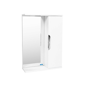 Зеркало со шкафом VIANT БАРСЕЛОНА 50 подвесное белый (VBAR50-ZSH)