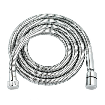 Шланг душевой двухзагибный растяжной от 1,5 до 1,8 м, TURN-FREE, стальной, хром. LEMARK