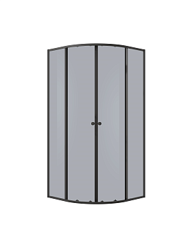 Душевой уголок MARIO 1 серия RIO1390B4 тонированное стекло
