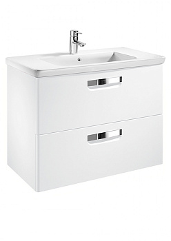 GAP Тумба под раковину GAP 80, белая матовая, ROCA