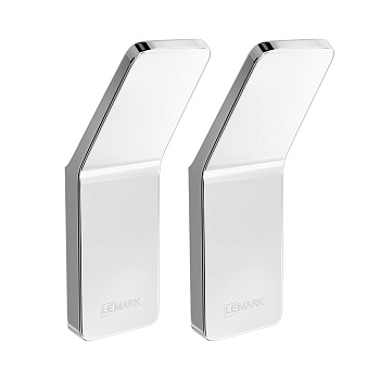 Крючок одинарный SMOOTH LINE для полотенец 2 шт., хром