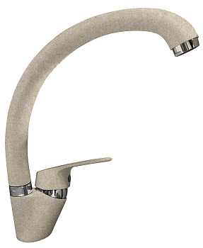 GranFest QUARZ Смеситель для кухни боковой D-35mm (песочный)