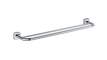 Полотенцедержатель трубчатый 2-ой FIXSEN Kvadro 60 см (FX-61302)