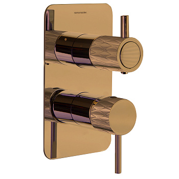 Встраиваемый смеситель для душа ODISEA JOYA 591512SCUC медь на 3 выхода 