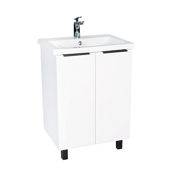 Тумба под раковину VIANT БЕРЛИН 60 напольная белый (VBER60MDBEL-T2ST)