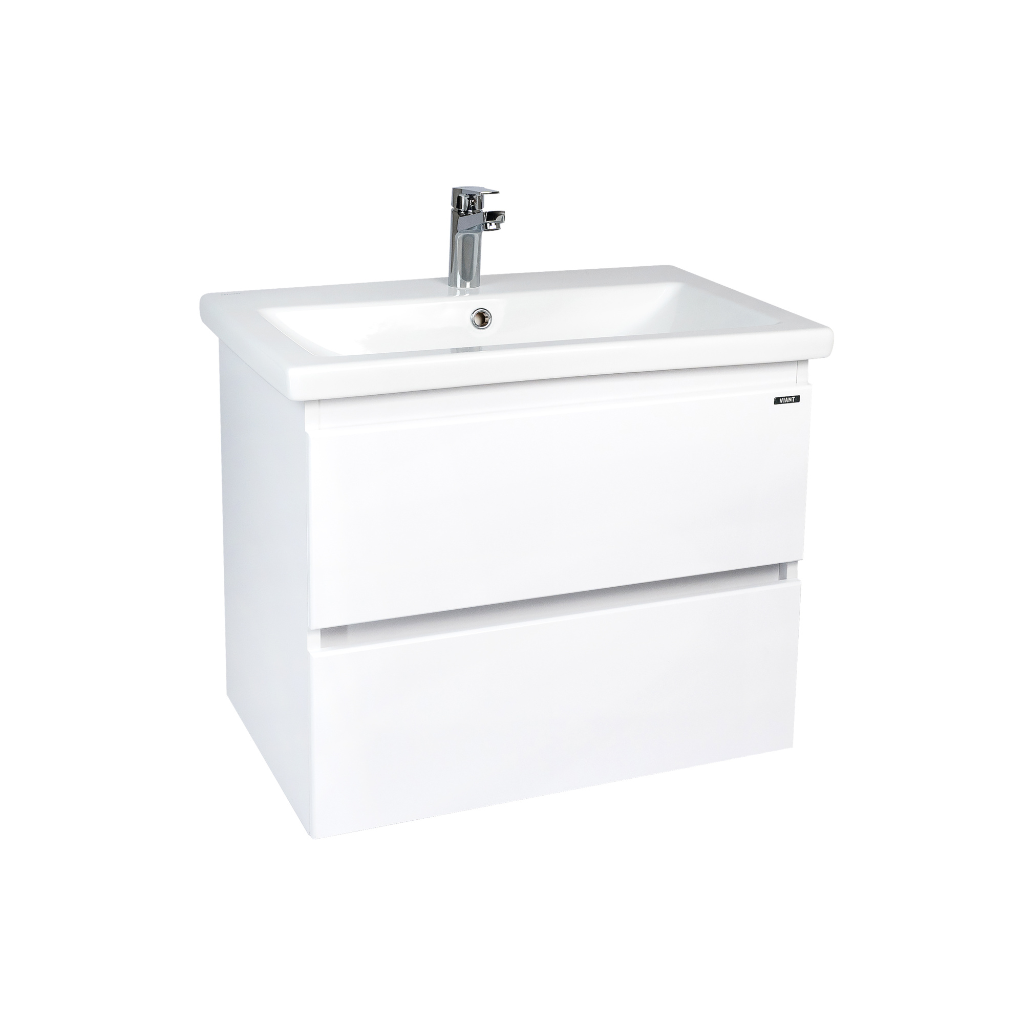 Тумба под раковину VIANT МАЛЬТА 80 подвесная белый (VMAL80COBEL-T2YP)