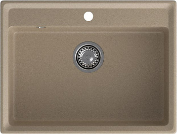GRANFEST Мойка композит LEVEL, GF-LV-660 , чаша 660*500, песочный