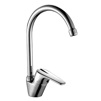 D40 Смеситель для кухни, выс.пов.излив 188мм, р/ОД, хром, ROS, D40-23