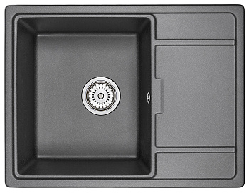 Кухонная мойка GRANULA (6503, ЧЕРНЫЙ)