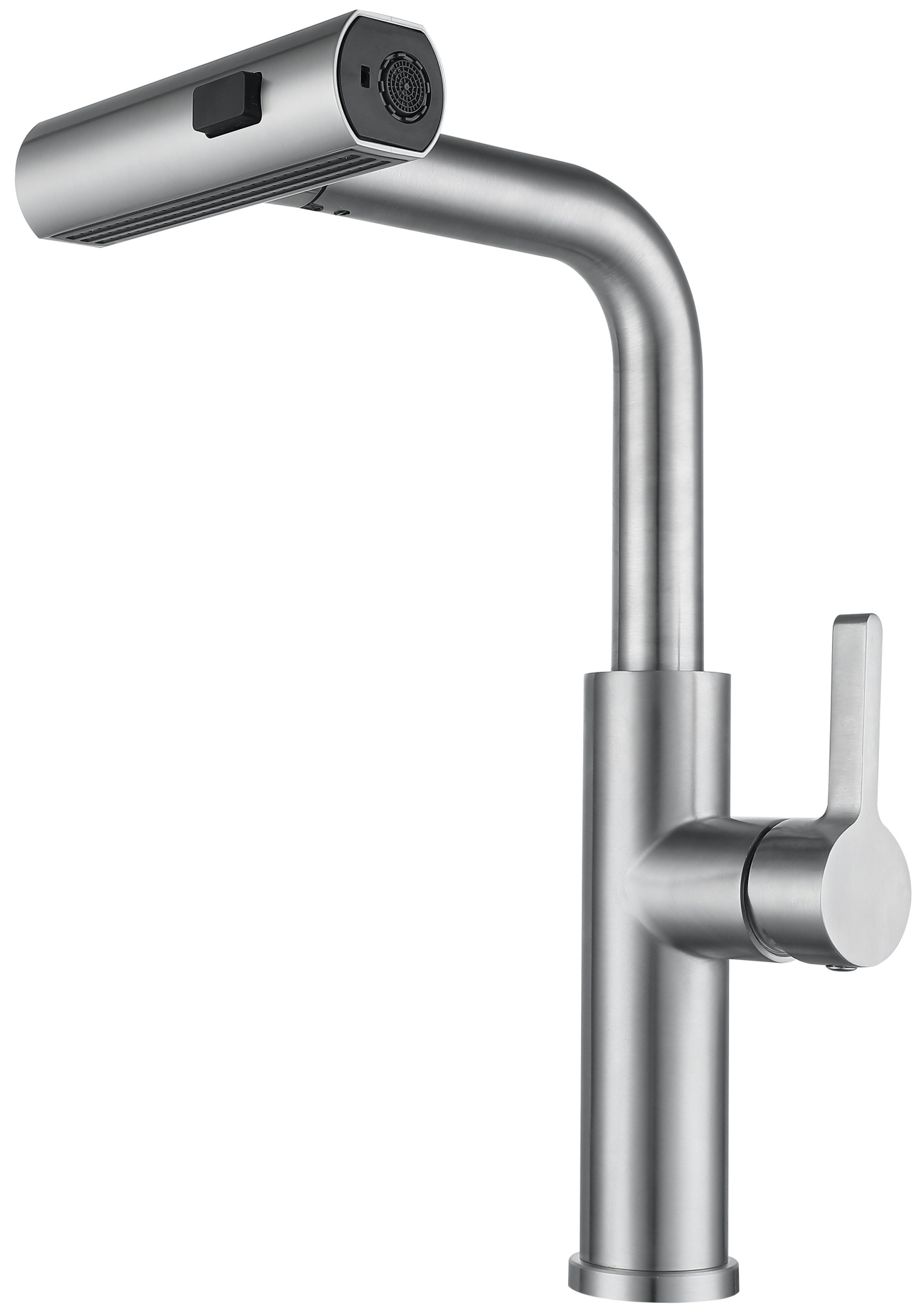 Смеситель для кухни ПРОФСАН ПСМ-300-96 STEEL AISI-304 с выдвижной лейкой тип См-МОЦБИвА