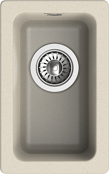 RIVELATO Мойка BERKANA 25 подст.монтаж 1-чаш 305*455 beige scuro арт.