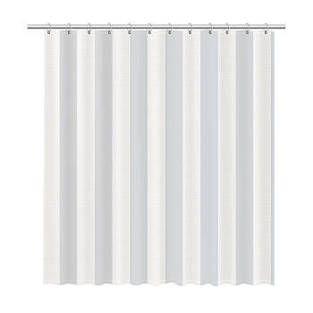 Шторка для ванной Fixsen Vafel, серая FX-5020K