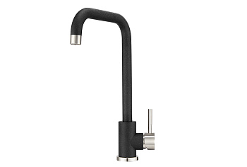 ST-4033, ЧЕРНЫЙ Смеситель для кухни, GRANULA STANDART