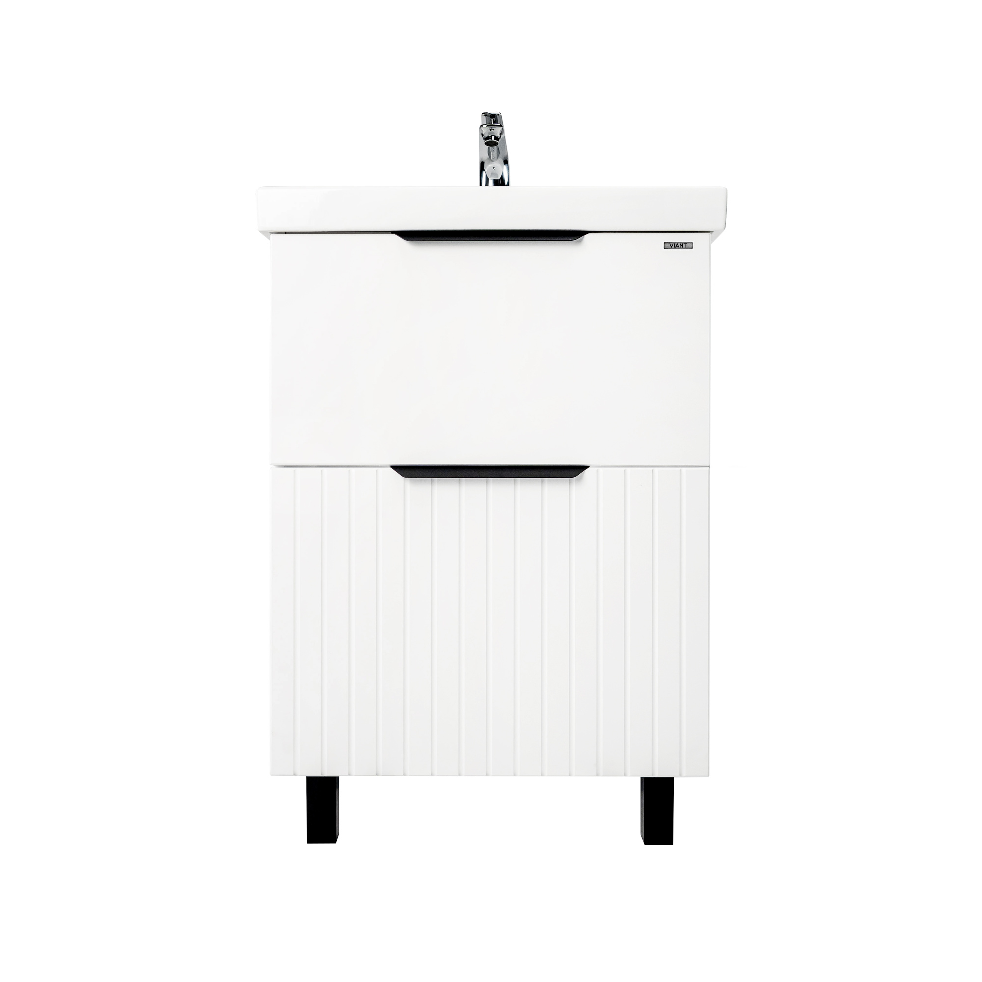 Тумба под раковину VIANT СИЦИЛИЯ 60 напольная белый (VSIC60MDBEL-T2Y)