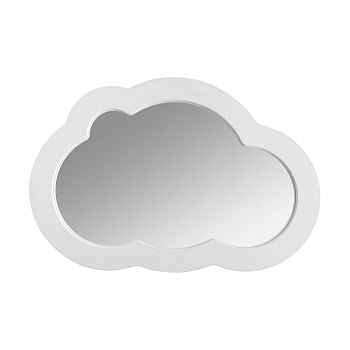 Зеркало КАСПЕР ОБЛАКО, навесное, белый матовый