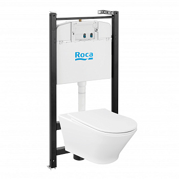 THE GAP ROUND чаша унитаза подвесная Rimless, с инсталляционной системой, сиденье