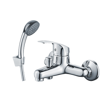DR71 Смеситель для ванны, монолит.излив 145мм, р/ОД, хром, DR, DR71035