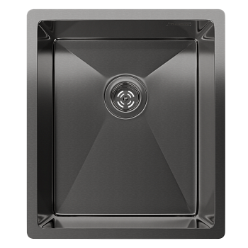 Rivelato Rinox 3844 UN PVD black Мойка нерж.сталь 1 чаша 380*440*200 мм арт.3844 UN PVD black