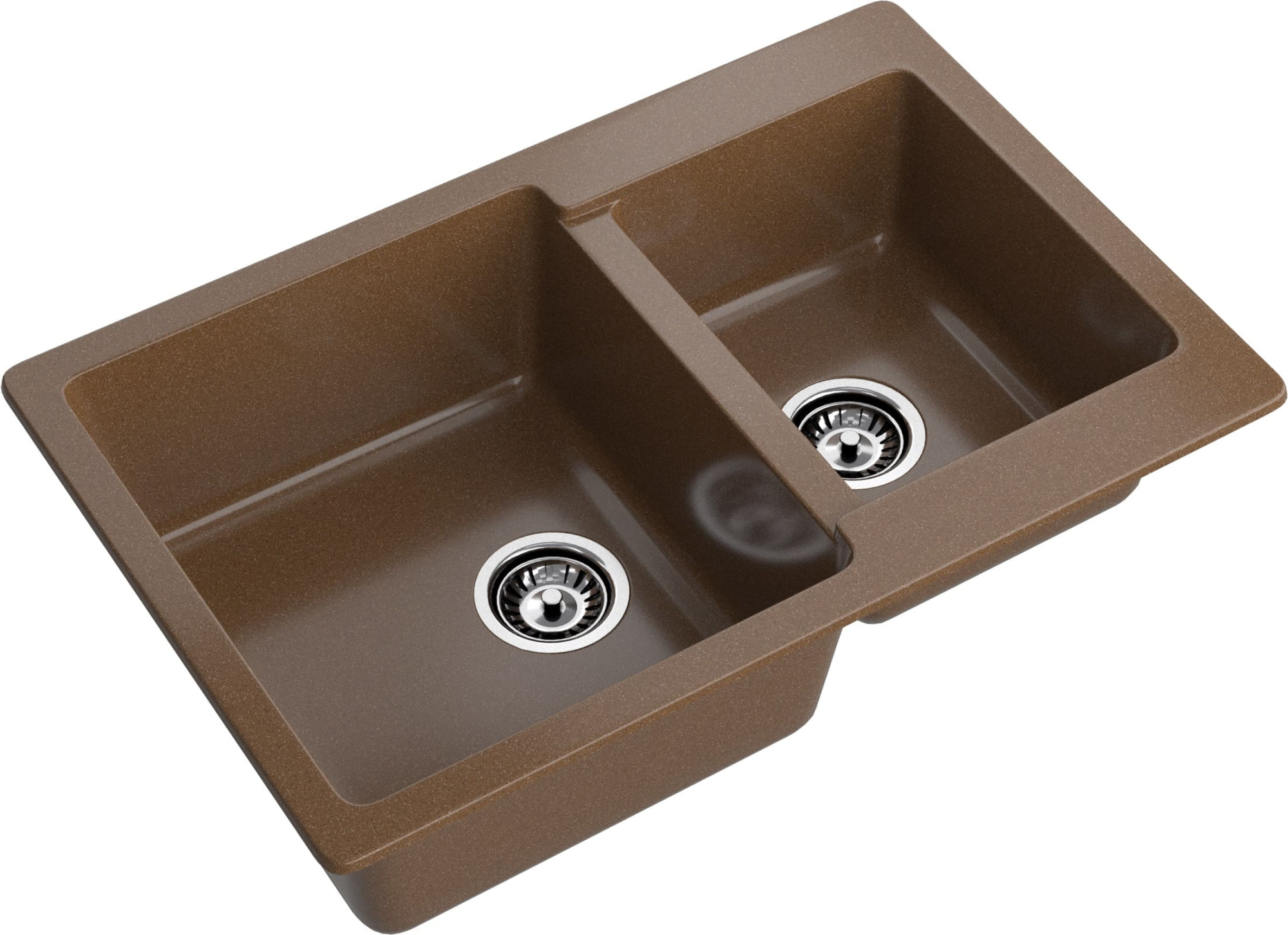 GRANFEST Мойка композит PRACTIK GF-P--780K  2 чаши 780*510 мм  терракот  арт.GF-