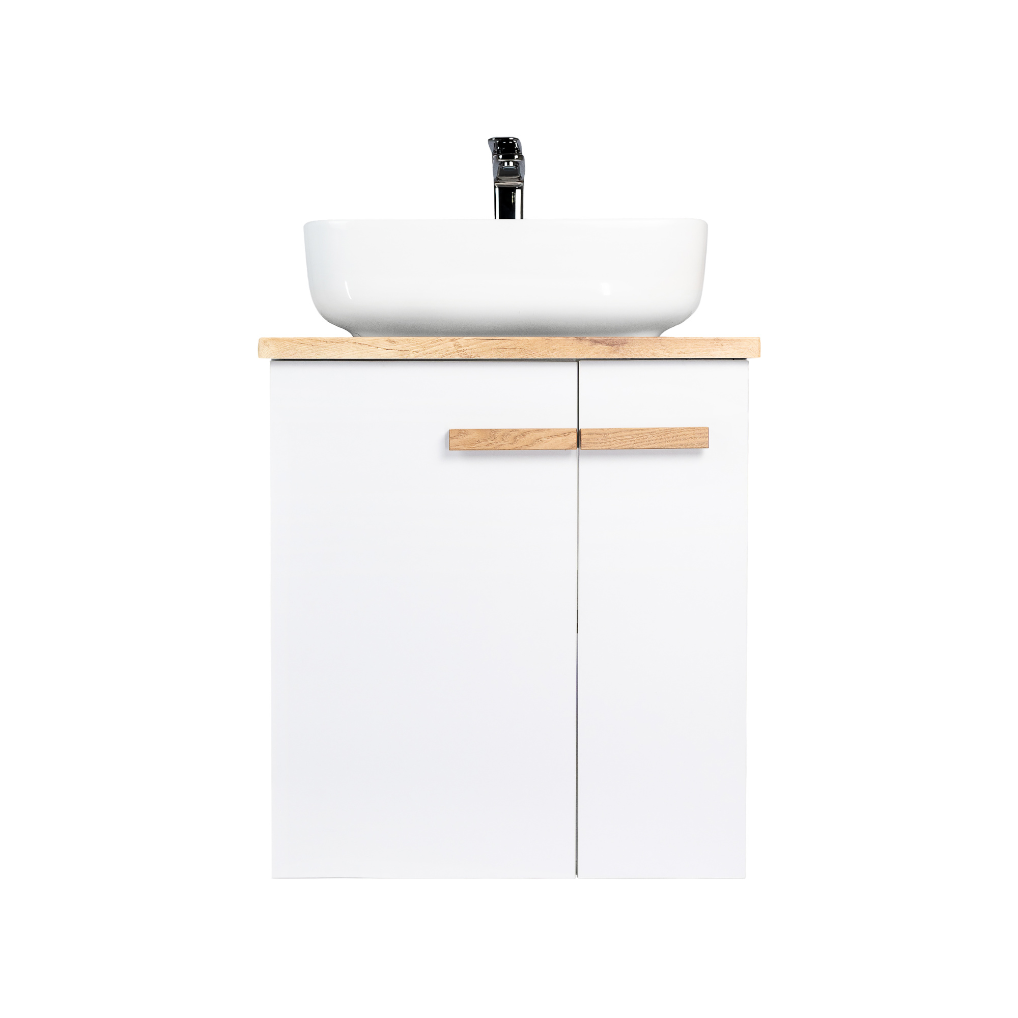 Тумба под раковину VIANT МЮНХЕН 60 подвесная белый (VMUN60NBEL-T2STP)