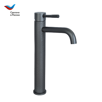 Смеситель для раковины СЛАВЕН Город СЛ-ОД-Д15 серый