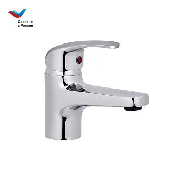 Смеситель для раковины СЛАВЕН Прораб СЛ-ОД-П11 с литым изливом, хром