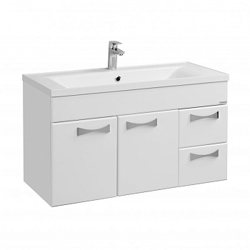 Тумба ДИОР 100, белая (под раковину АЙРИС 100, АЙРИС М 100, ПРЕМЬЕР М 100)