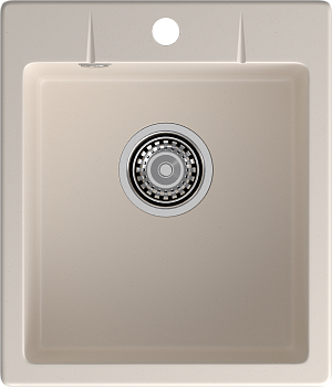 GRANFEST Мойка URBAN 242  1-чаша 420*490мм белый арт.GF-UR-