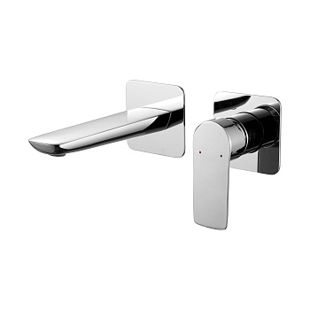 Смеситель для раковины VENTAS S скрытого монтажа, раздельный, хром глянцевый, BERGES